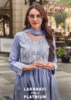 Lakhnavi Vol 8 Platnium By Vamika Rayon Wholesale Kurti With Bottom Dupatta In India